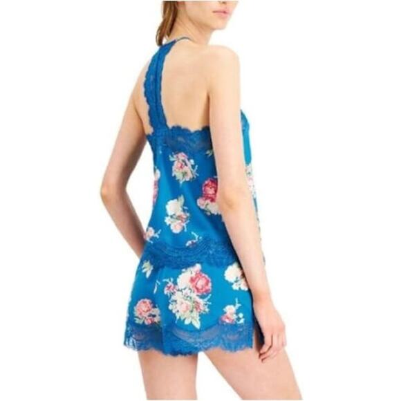 INC International Concepts Lace-Trim Floral Cami Pajamas with Racerback -Size XS - Picture 2 of 4